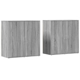 Sideboards 2 pcs Grey Sonoma 79x38x80 cm Engineered Wood 3276607