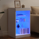 Sideboard with LED Lights White 41x37x67 cm 836721