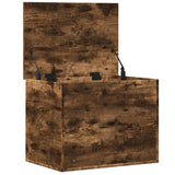 Storage Box Smoked Oak 60x42x46 cm Engineered Wood 840657