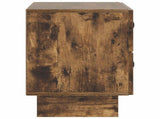 Bedside Cabinet Smoked Oak 62 x 34.5 x 47.5 cm Engineered Wood 893860