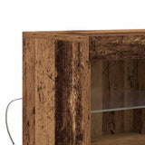 LED Sideboard Brown 81 x 37 x 66.5 cm Engineered Wood 863030