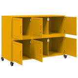 Sideboard Mustard Yellow 100.5x39x72 cm Steel 846743