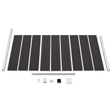 Fence Panel WPC 95x186 cm Black 148979