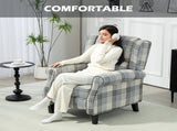 160&deg Reclining Armchair, with Footrest - Grey T3398P344476