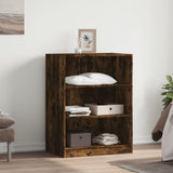 Wardrobe Smoked Oak 77x48x102 cm Engineered Wood 840825