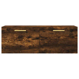 Wall Cabinet Smoked Oak 100x36.5x35 cm Engineered Wood 830121