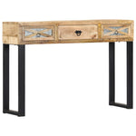 ZNTS Console Table 110x30x76 cm Solid Mango Wood 282761