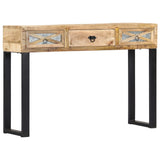 ZNTS Console Table 110x30x76 cm Solid Mango Wood 282761