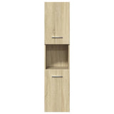 5 Piece Bathroom Furniture Set Sonoma Oak Engineered Wood 3325011