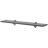 Floating Shelves 2 pcs Glass 60x10 cm 8 mm 3051505