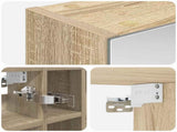 Bathroom Mirror Cabinet Sonoma Oak 60 x 14.5 x 50 cm 889073