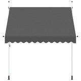 143689 Manual Retractable Awning 250 cm Anthracite