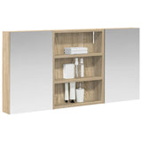 Bathroom Cabinet Set 3 pcs 100 x 10.5 x 50 cm Engineered wood 3403682