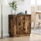 LED Sideboard for Smoked Oak 71 x 34.5 x 75 cm Engineered Wood 869646