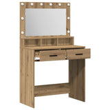 Dressing Table Artisan Oak 79 x 41 x 135 cm Engineered Wood 865090