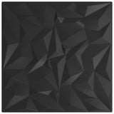 Wall Panels 12 pcs Black 50 x 50 cm XPS Foam 42046053
