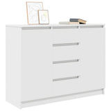 Sideboard with Drawers White 100.5x35x76 cm Engineered Wood 3328444