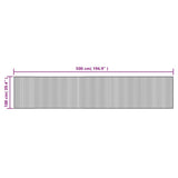 Rug Rectangular Grey100x500 cm Bamboo 376964