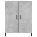 Highboard Concrete Grey 69.5x34x180 cm Engineered Wood 3195695