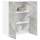Hanging Cabinet Concrete Grey 60 x 31 x 80 cm Engineered Wood 884277