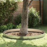 Lawn Edging 450 x 25 cm Galvanised Steel Silver 868036