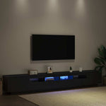 TV Cabinet 3 pcs Black 260 x 35 x 40 cm Engineered wood 3333064