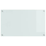 Kitchen Backsplash 2 pcs White 100 x 60 cm Tempered Glass 3415529