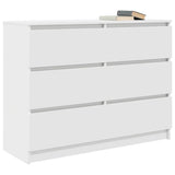Sideboard White 100x35x76 cm Engineered Wood 3328498