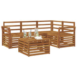 Outdoor Sofa Set 5 pcs Natural 3374769
