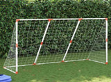 Kids' Football Goal with Balls 2-in-1 White 184x64x124 cm 4008437
