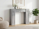 Fireplace Surround Grey Sonoma 102 x 20 x 102 cm 8006639