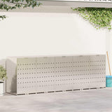 Wheelie Bin Storage for 5 Bins Silver 340 x 77.5 x 115.5 cm 3394791