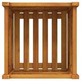 Garden Planter with Liner 42x42x40 cm Solid Wood Acacia 366434