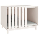 Dog House White 100x70x72 cm Solid Wood Pine 822492