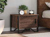 Bedside Cabinets 2 pcs Brown Oak 40x30x40 cm Engineered Wood 848523