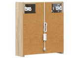 Bathroom Mirror Cabinet Sonoma Oak 33 x 11.5 x 50 cm 889217