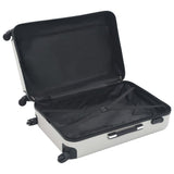 Hardcase Trolley Set 3 pcs Bright Silver ABS 91887