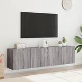 TV Cabinets Wall-mounted 2 pcs Grey Sonoma 80x30x41 cm 836963