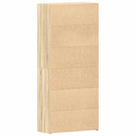 Shoe Cabinet with Door Brown 80 x 35.5 x 180 cm Engineered wood 3333838
