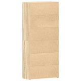Shoe Cabinet with Door Brown 80 x 35.5 x 180 cm Engineered wood 3333838