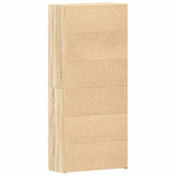 Shoe Cabinet with Door Brown 80 x 35.5 x 180 cm Engineered wood 3333838