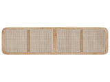 Headboard with Headboard Natural 160 x 55 x 3 cm Rattan 42011565