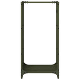 Firewood Rack Olive Green 40x30x80 cm Cold-rolled steel 864228