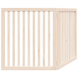 Dog Gate Foldable 2 Panels 160 cm Poplar Wood 352242