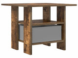 Bedside Table 2 pcs Smoked Oak 41 x 40 x 45 cm Engineered Wood 8000429