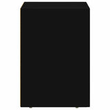 Bedside Table ELST Black 29.5 x 33.5 x 50 cm Engineered Wood 891226