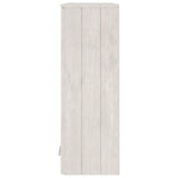 Top for Highboard HAMAR White 85x35x100 cm Solid Wood Pine 340505