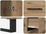 Sideboard with Drawer Artisan Oak 69.5 x 34 x 90 cm 881541