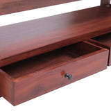 TV Cabinet Brown 115x30x40 cm Solid Mahogany Wood 337080