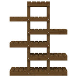 Plant Stand Honey Brown 85x25x109.5 cm Solid Wood Pine 822090